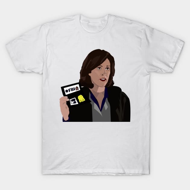 Agent Monica reyes FBI T-Shirt by Luckythelab